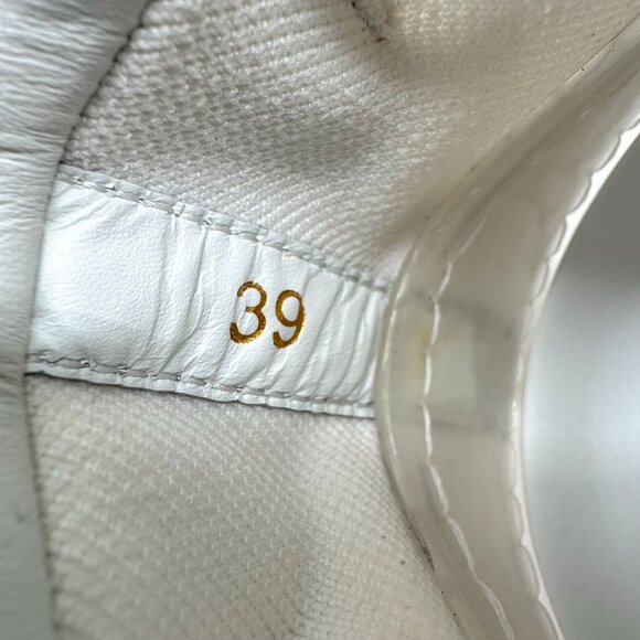 Christian Louboutin Arpoador White Drawstring Sneakers Size 39 US 9 Women 6958 - Picture 14 of 15